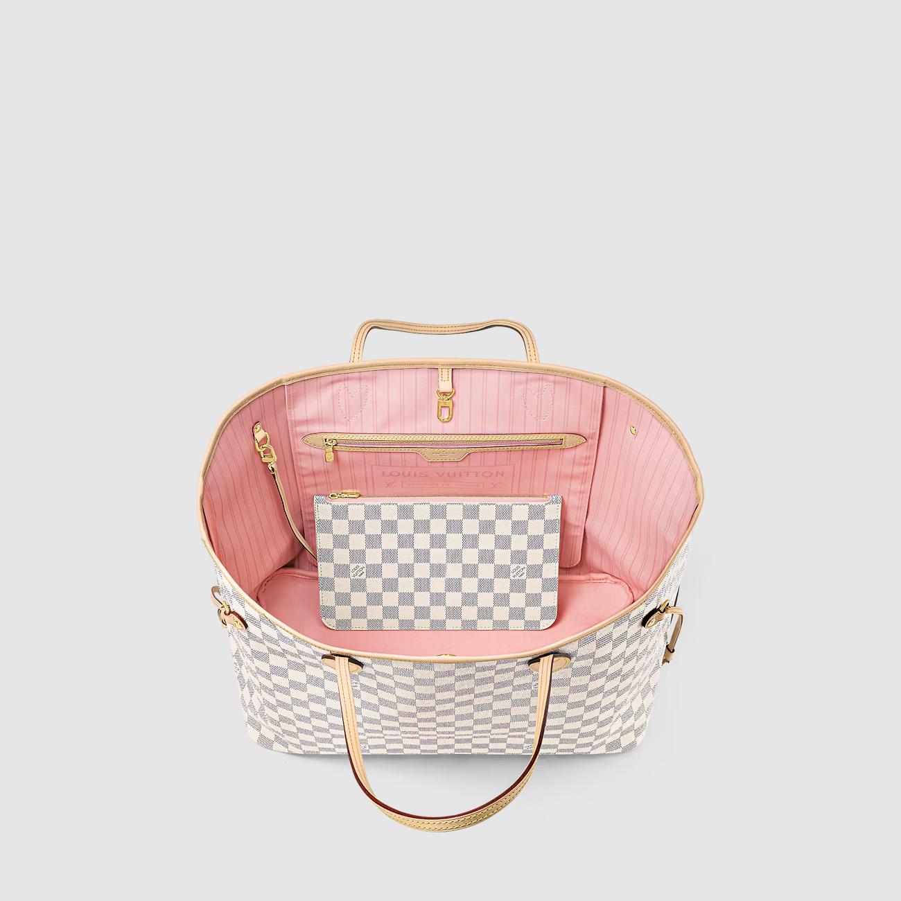 Túi Louis Vuitton Neverfull GM Nữ Damier Zur Rose